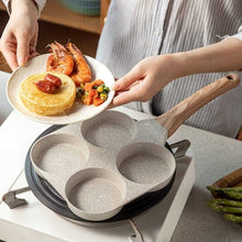 4-Hole Household Nonstick Frying Pan