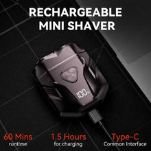 Waterproof Rechargeable Portable Shaver with Multi-Functional Display