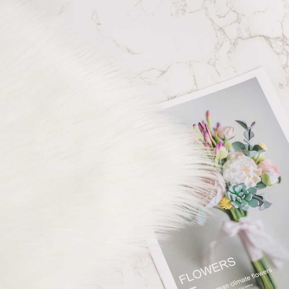 Decorative Faux Fur Throw Pillow Cover