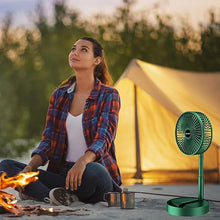 Rechargeable folding fan