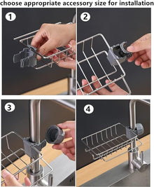 Stainless Steel Faucet Shelf